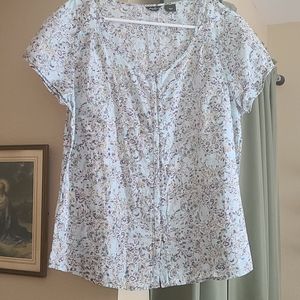 Eddie Bauer floral blouse